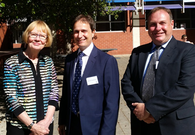 From left: Professor Andrew Beer, Professor Ruth Grant and Professor Wendy Lacey
