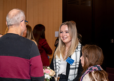 Nikia at the 2022 Scholarships and Grants Presentation Evening