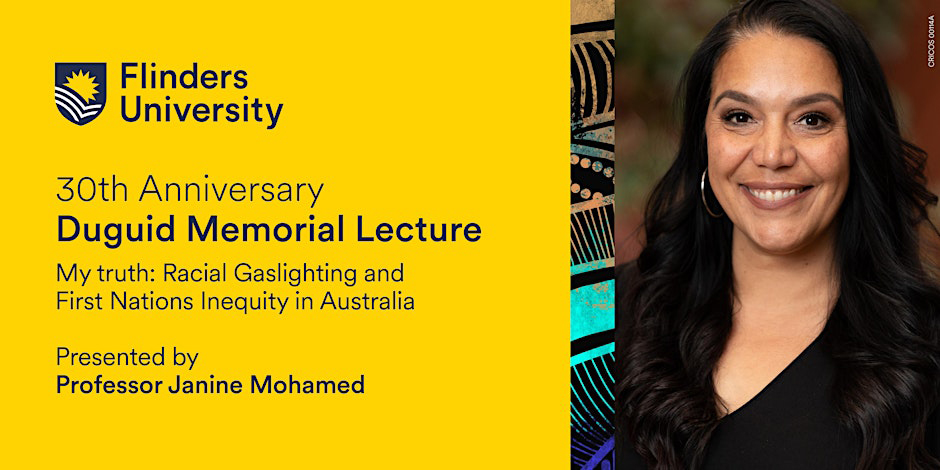 30th Anniversary Duguid Memorial Lecture presented by Professor Janine Mohamed (pictured right).