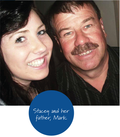 Stacey and her father, Mark